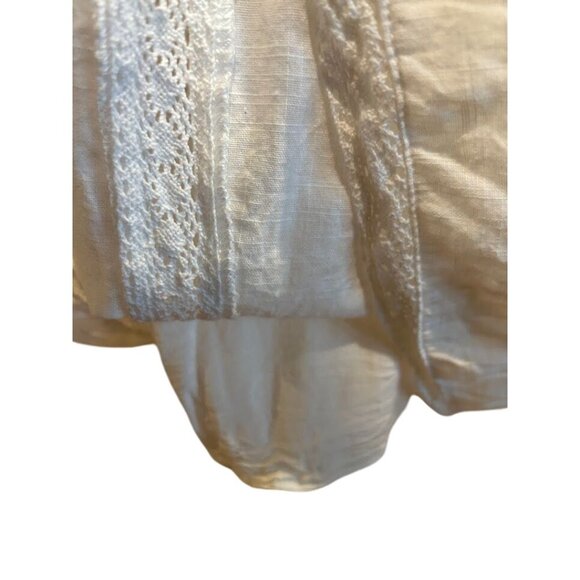 Pink Lily White Floral Embroidered Dress Size S Short Sleeve‎ - Picture 8 of 8